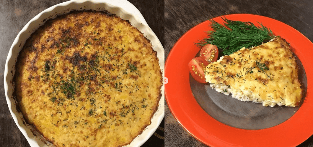 Plokkfiskur - рыба запеченная с картофелем и соусом.