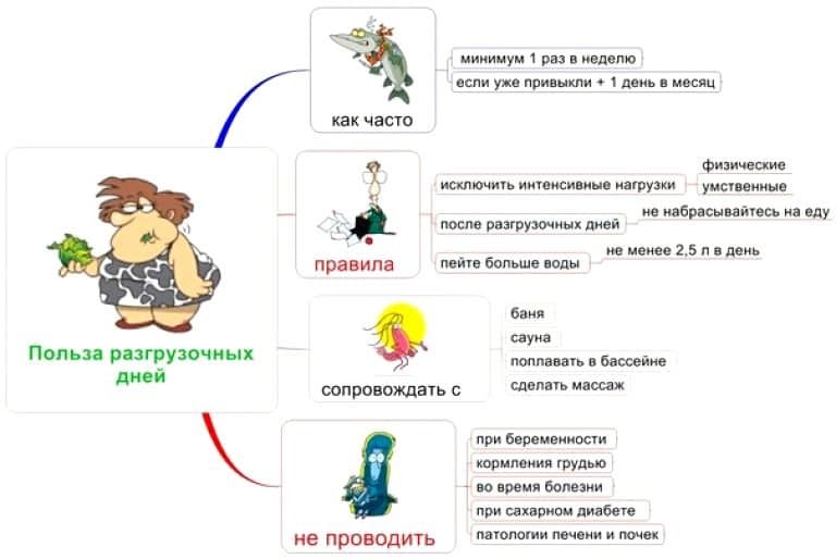 Эффективность и польза разгрузочных дней.