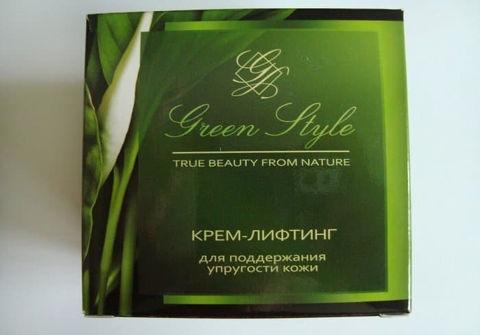 Green Style - крем-лифтинг с цинком для поддержания упругости кожи.