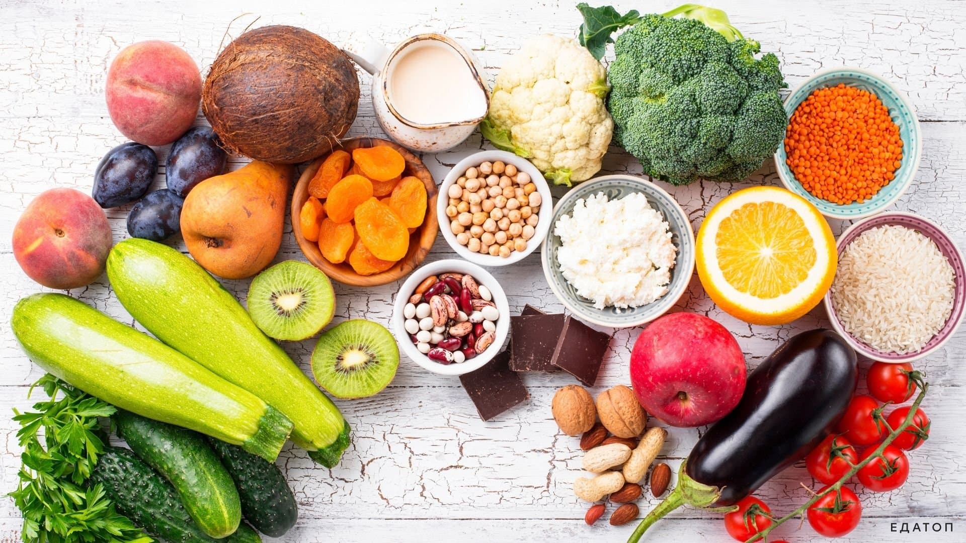 Продукты с низким гликемическим индексом.