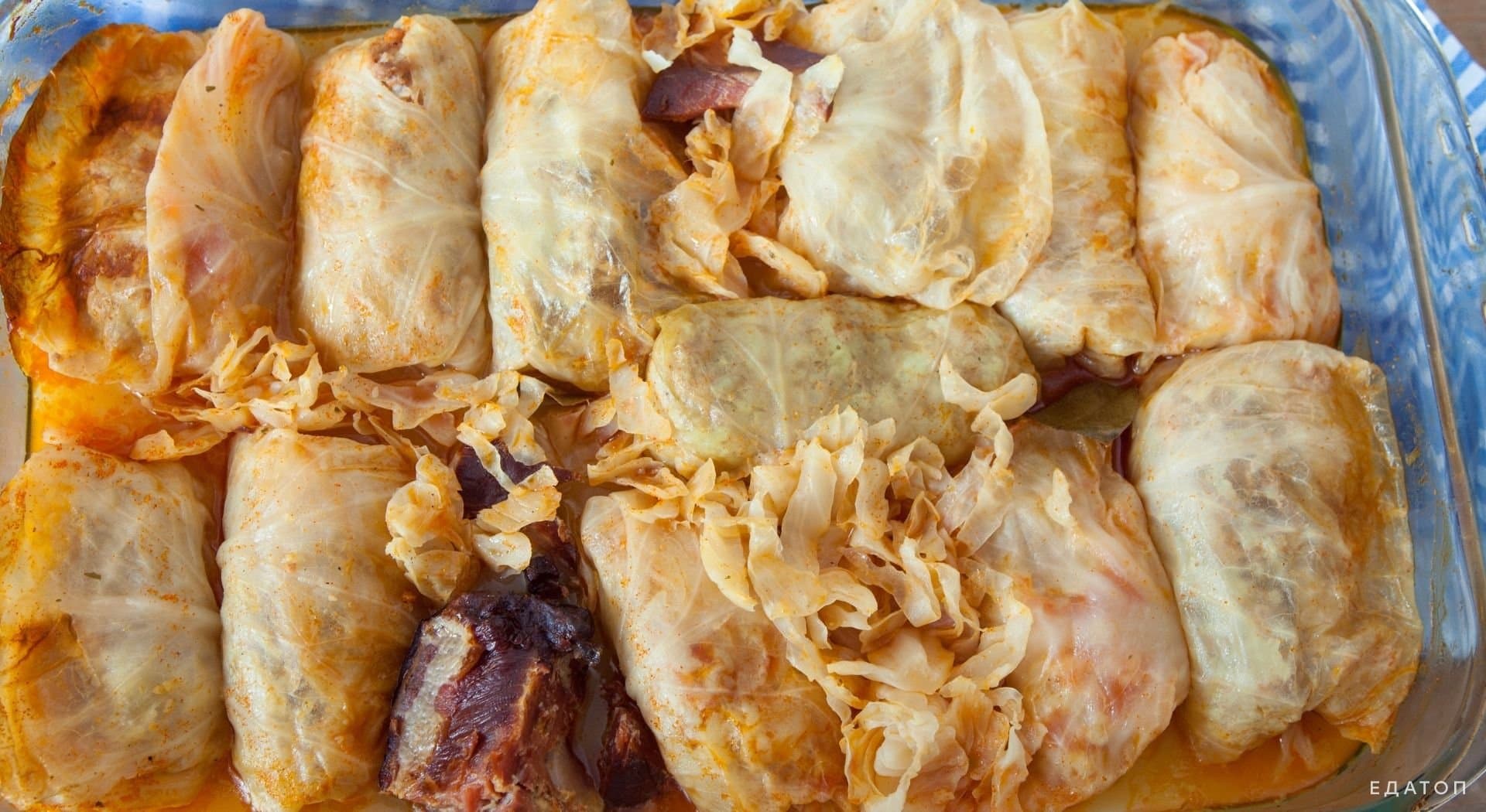 Голубцы - блюдо украинской и русской кухни.