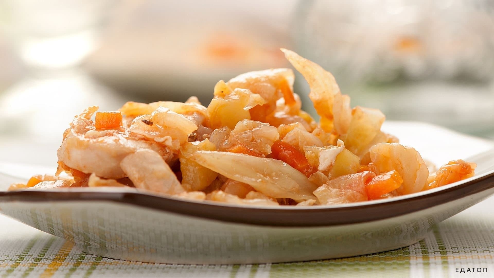 Сытный микс с курицей на ужин.
