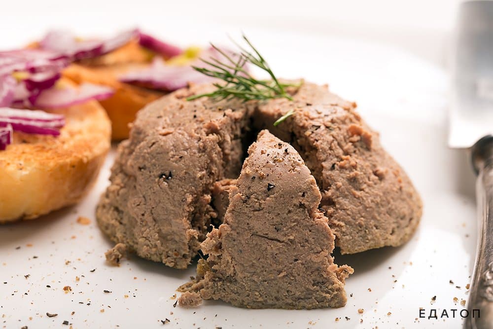 Вкусный пудинг из телячьей печени.