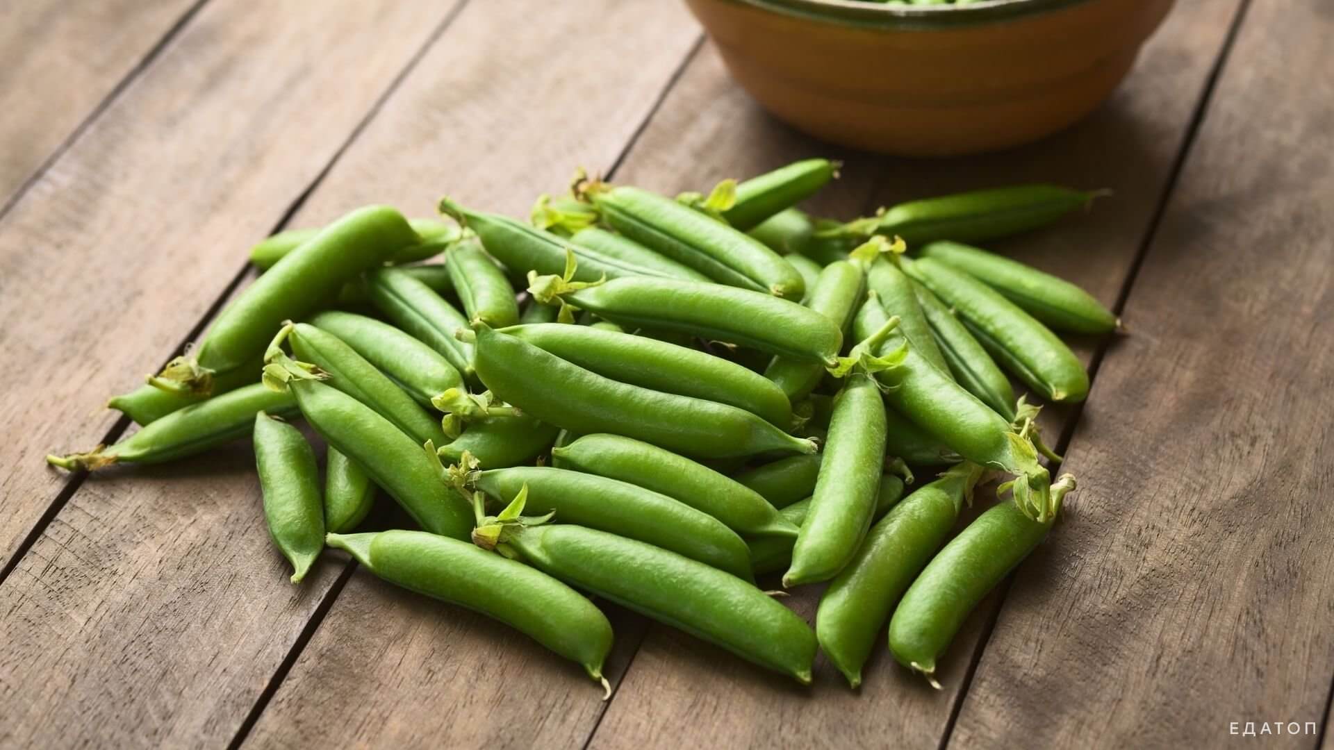 Стручковая фасоль полезна для работы кишечника.