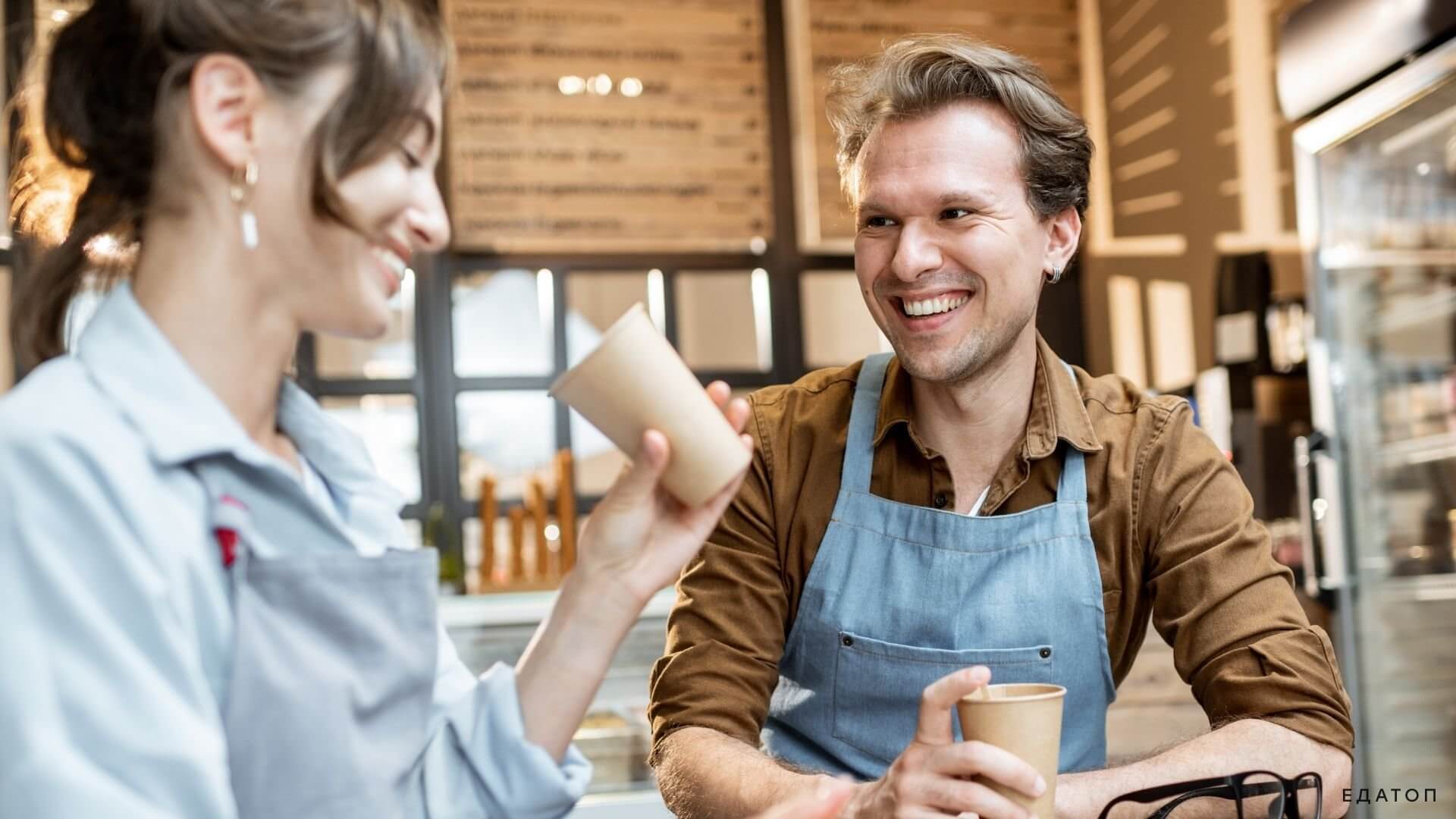 В ресторанном бизнесе  ценятся умные и честные работники.