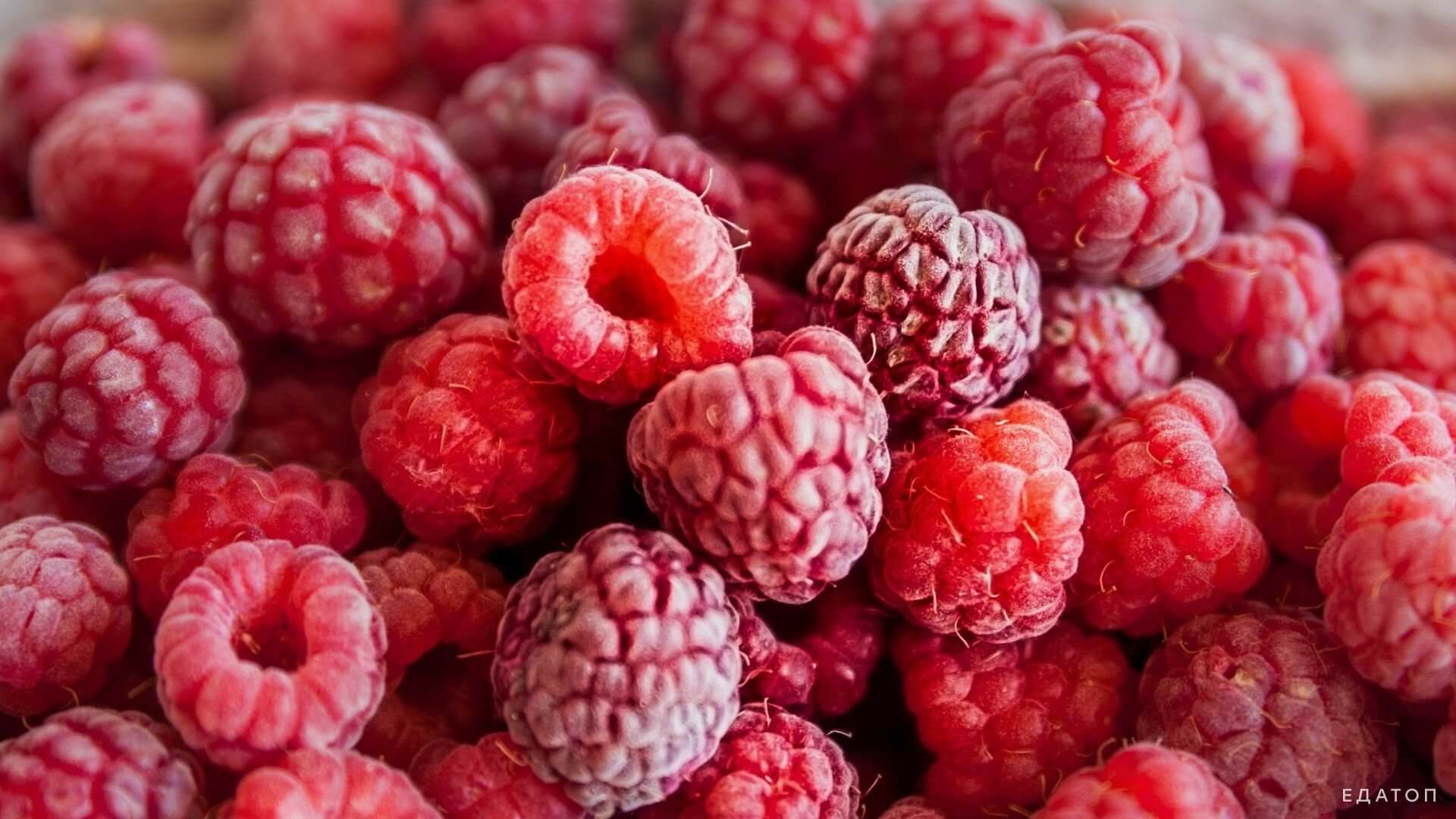 Малина является противовоспалительным продуктом.