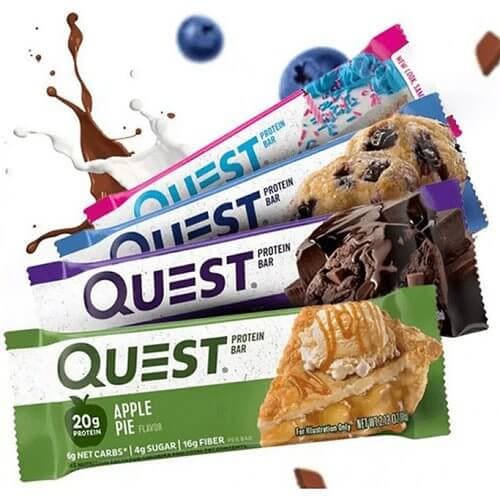 Батончики Questbar от Quest Nutrition с высоким содержанием белков.