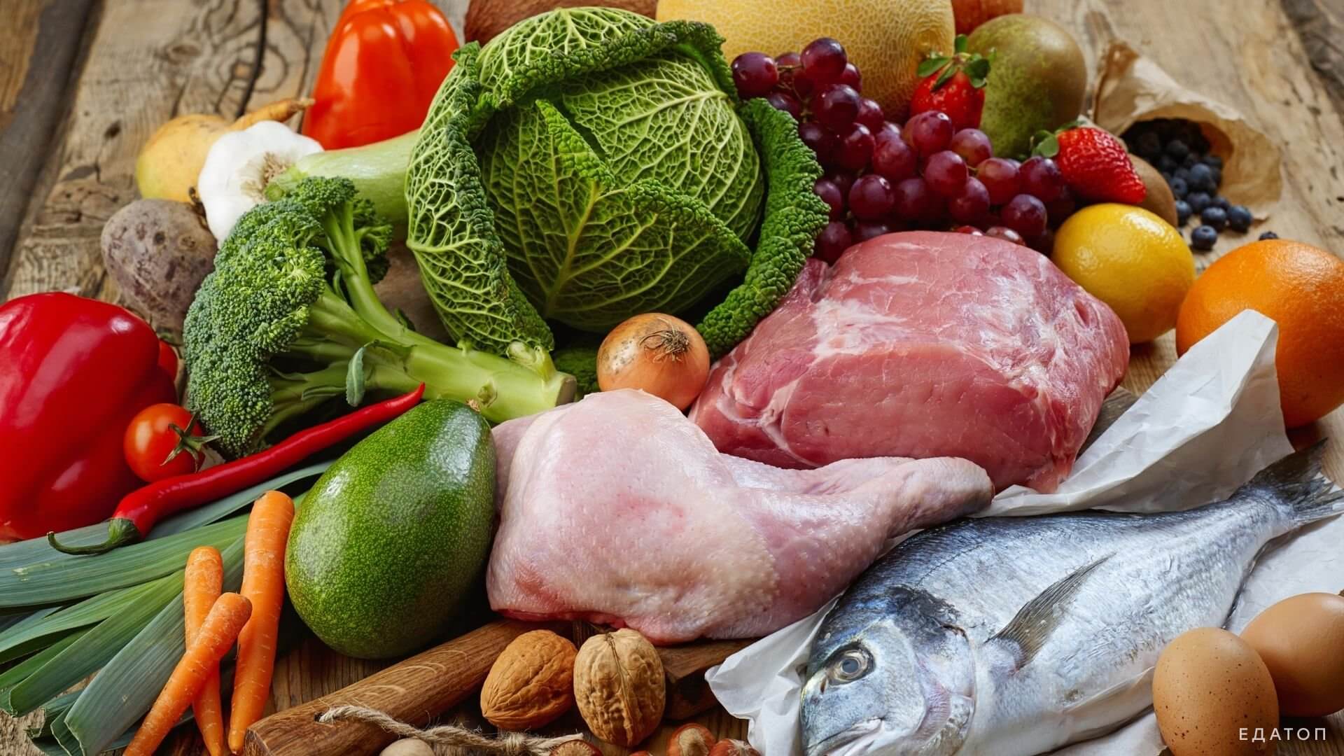 Продукты, которые рекомендованы для диетического питания.