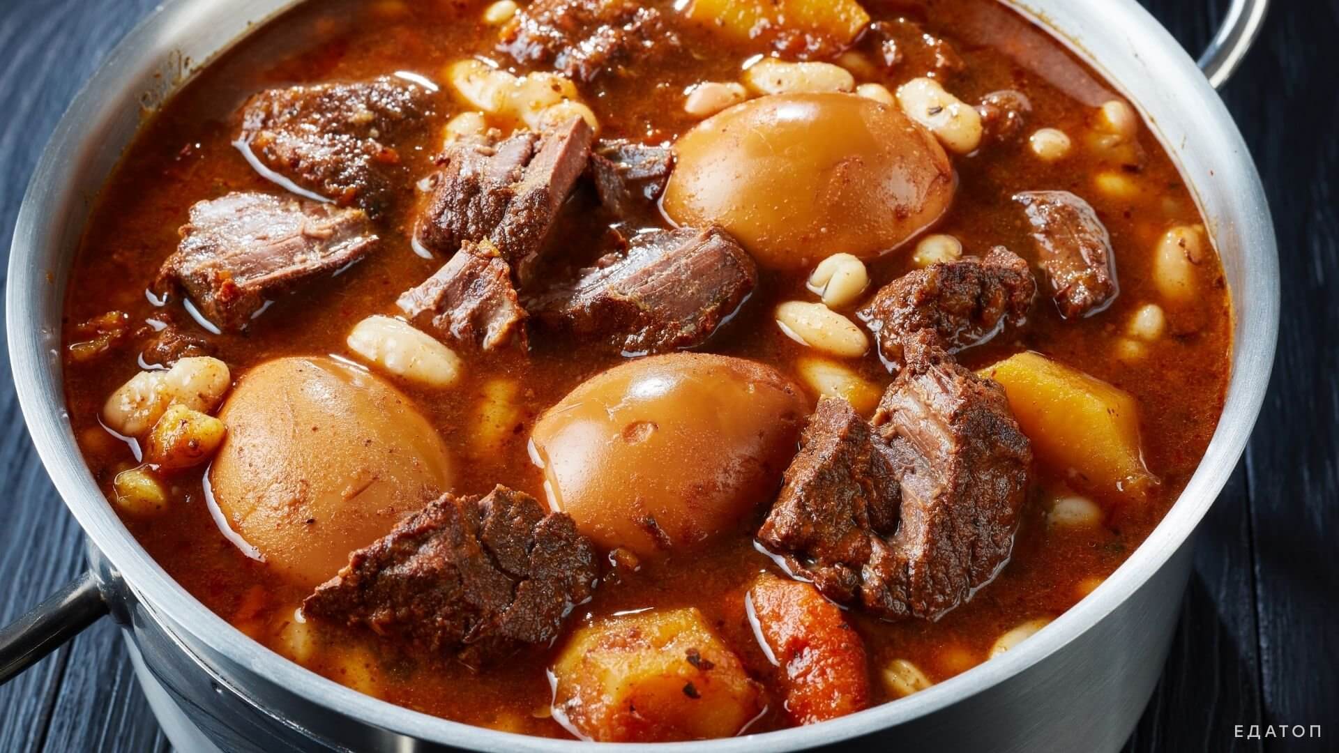 Сытный чолнт.