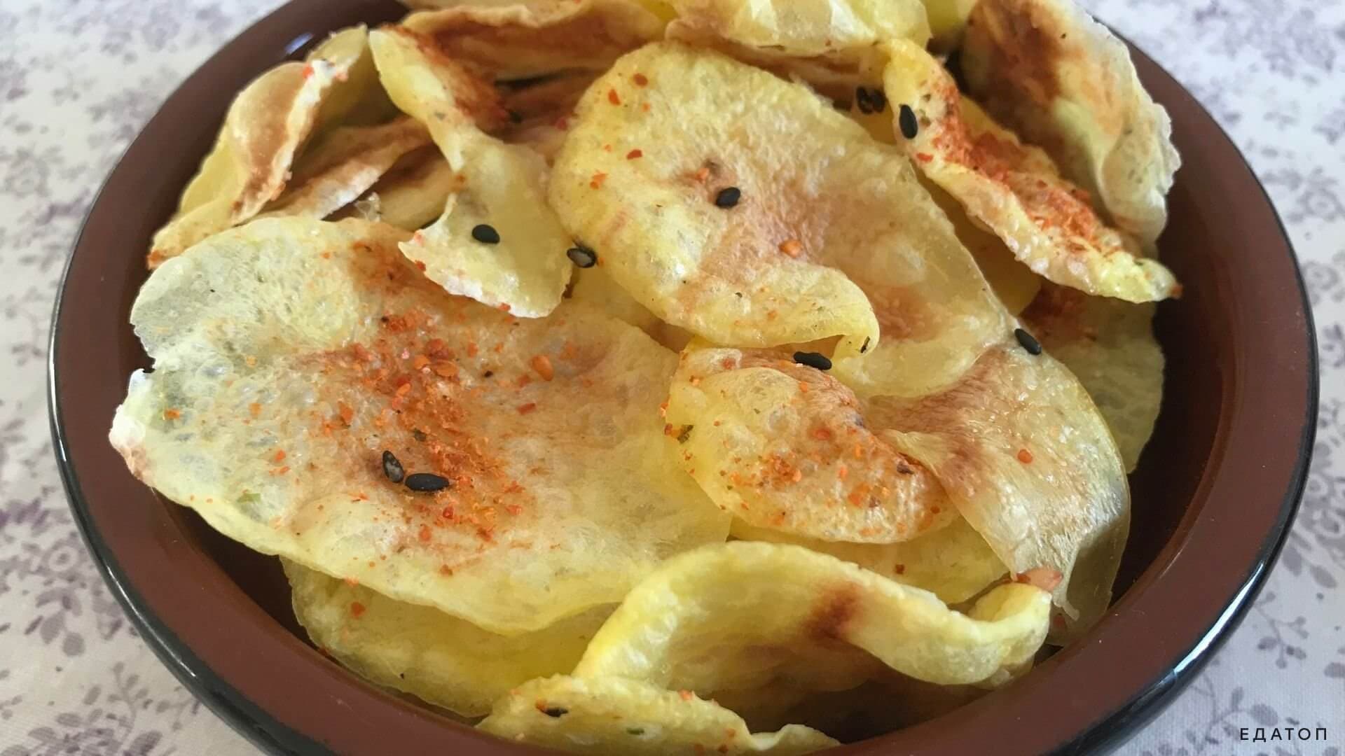 Чипсы картофельные в домашних условиях.