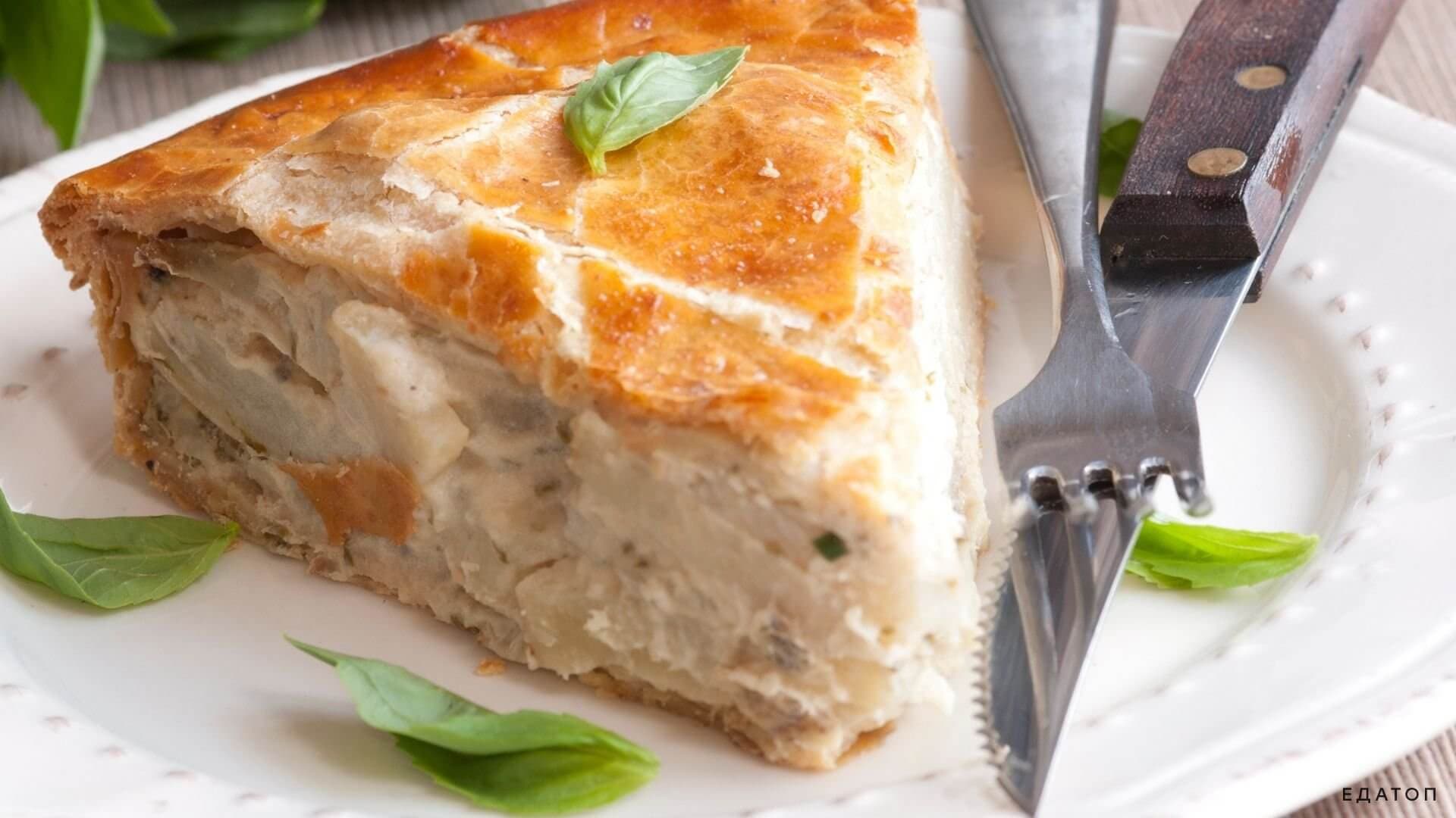 Пирог с картофелем к чаю.