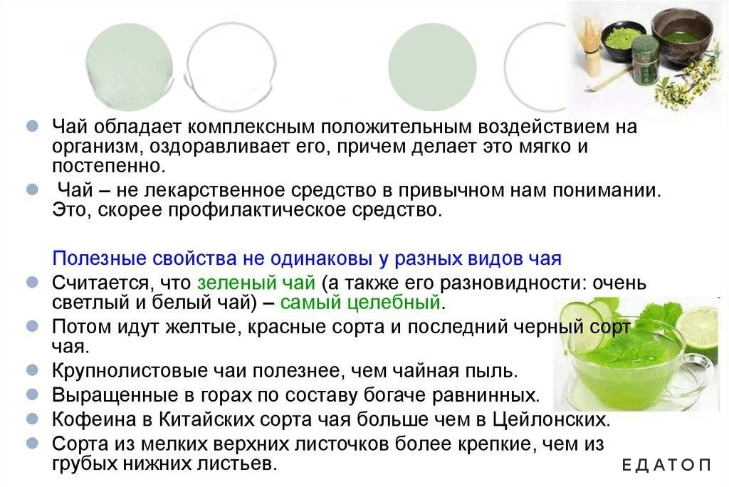 Чай полезен для организма человека.