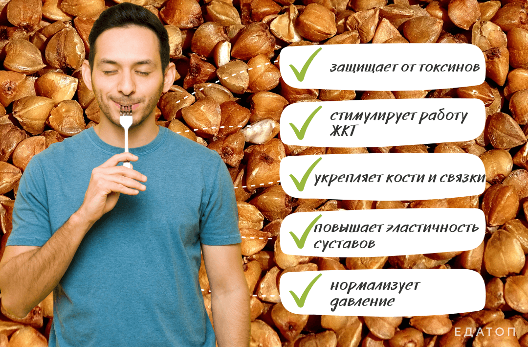 Польза гречневой крупы для мужского организма.