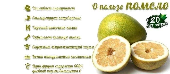 Полезные свойства помело.