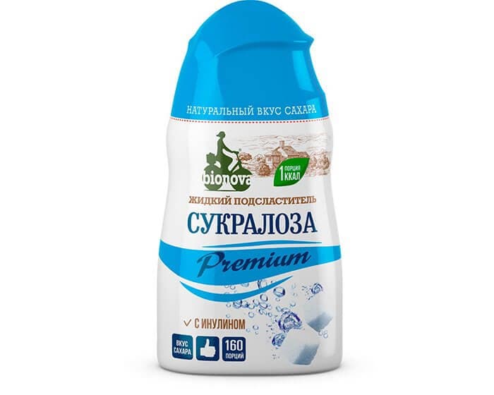 Сукралоза не содержит калорий.