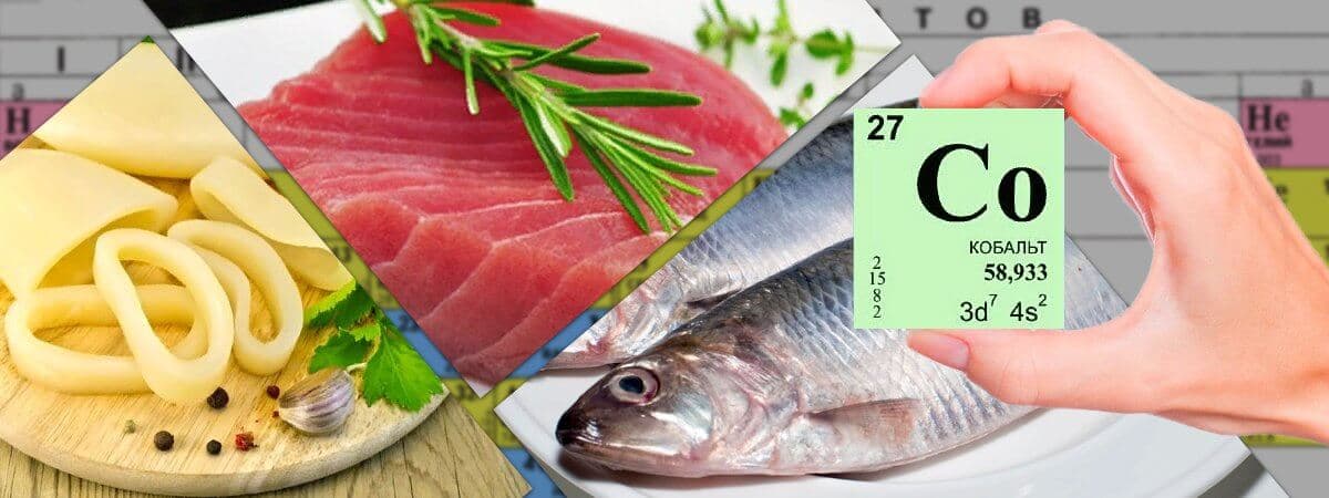 Продукты, содержащие кобальт, необходимо включать в рацион.