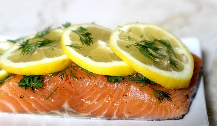 Сок лимона придает пикантный вкус вашему блюду.